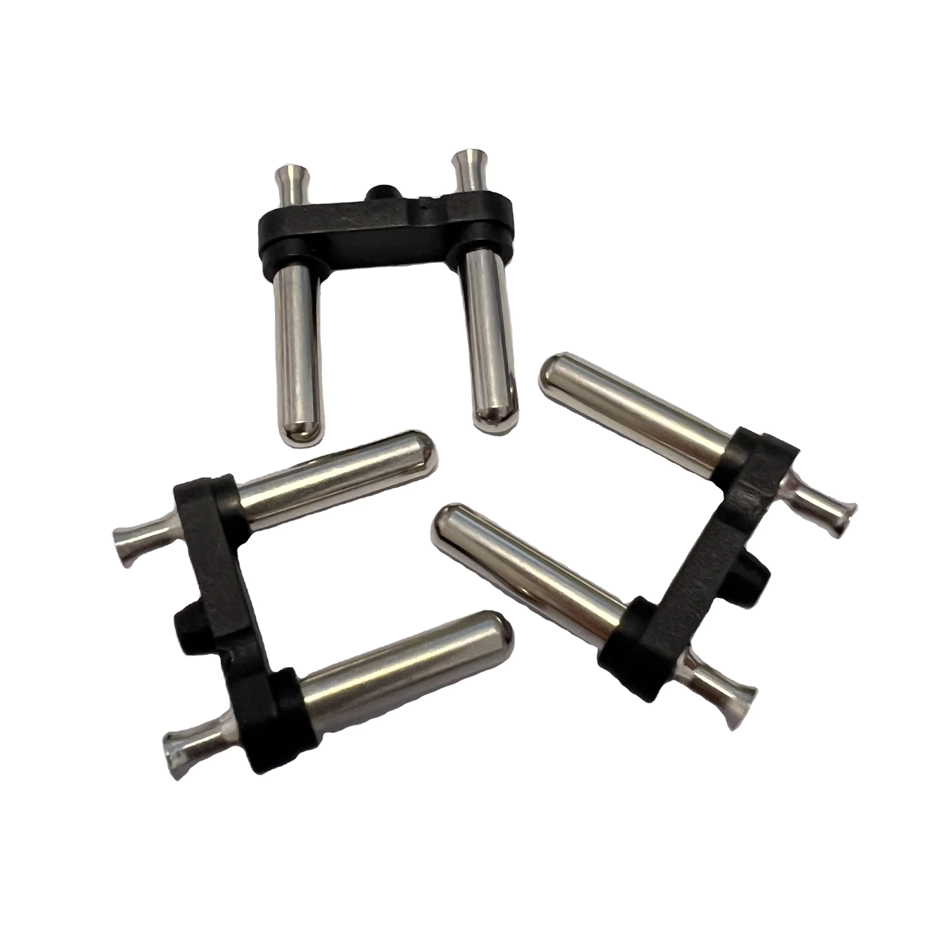 Middle East mid-east round 2 pins 4.8 mm electrical plug insert/  VDE approved 2 pins poles power cable plug insert