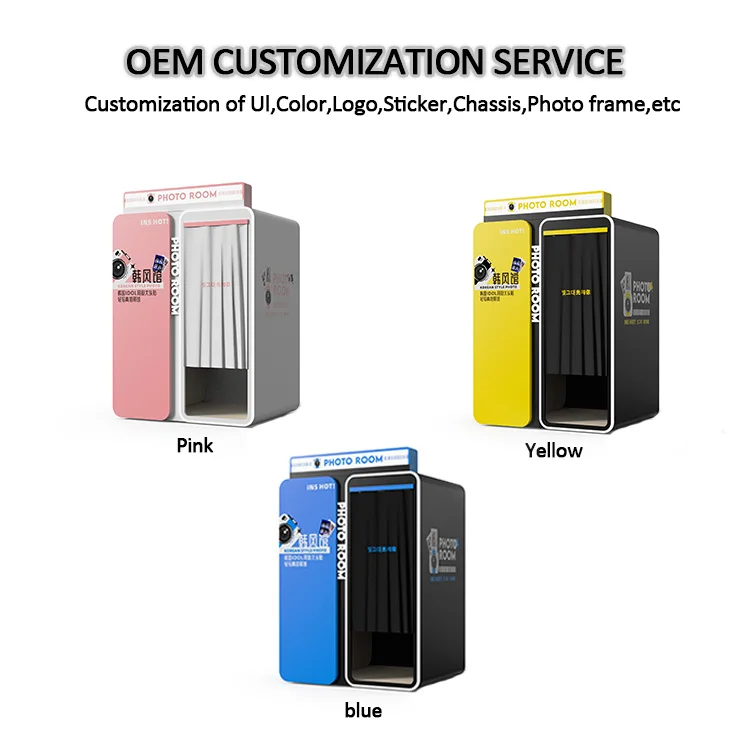 Коммерческое оборудование для селфи-фотобудки Yixile индивидуальное несколько фильтров симпатичная фотобудка отдельно