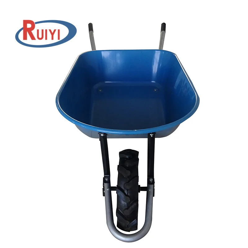 Concrete wheelbarrows Heavy Duty carretilla for South America Garden Wheelbarrow with Load 200kg Construct Wheel Barrow