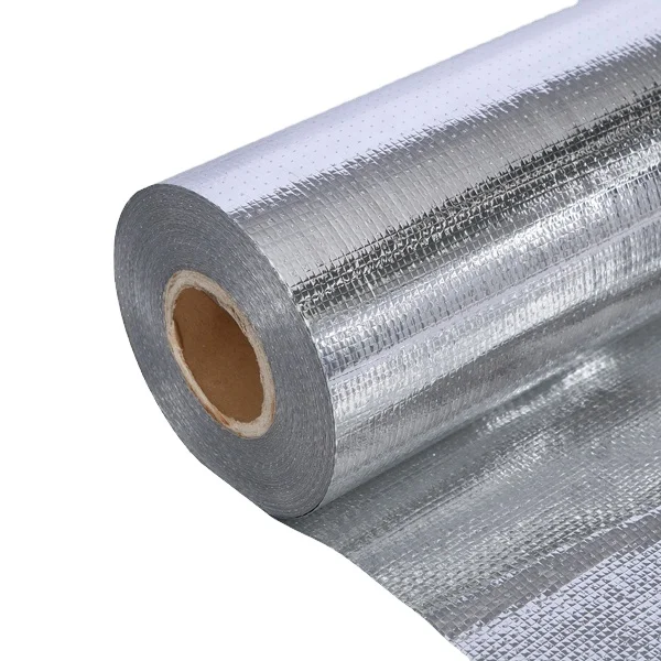 Very Good Pe Coated Aluminum Foil Metallized Aluminum Perforated Foil Radiant Barrier Foil Backed Foam Insulation Sheet