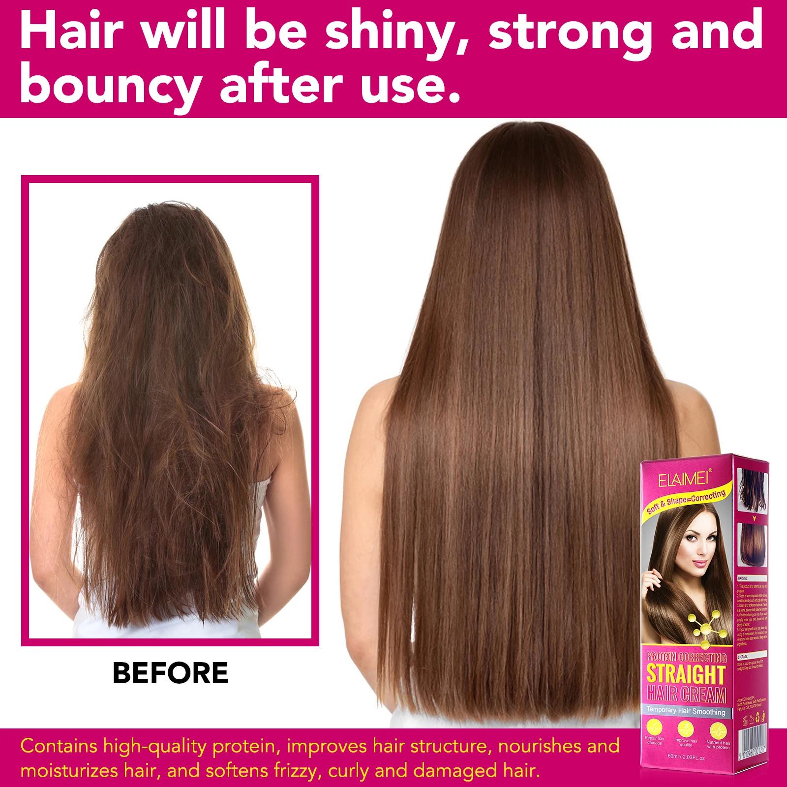 Best Price Organic Hair Smooth Treatment Keratin Rebonding Protein Correcting Hair Straightening Creams for African Women Men