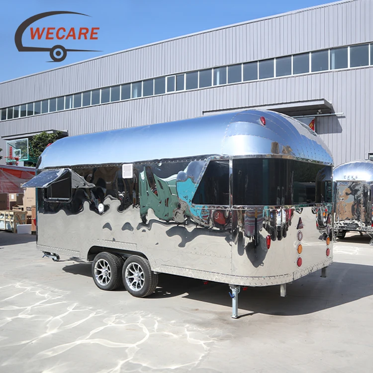 Многофункциональный мобильный офисный трейлер WECARE 5 м из нержавеющей стали