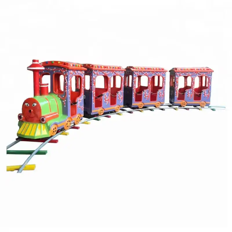 Factory production amusement park monorail attracts children Mini Pirate electric rail train sales