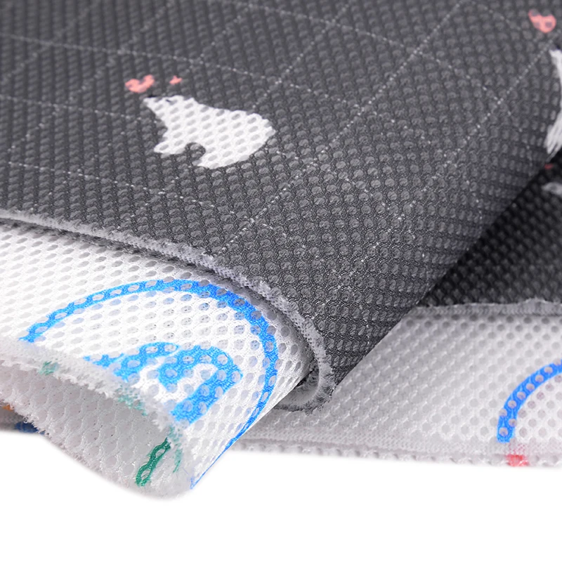 Soft Polyester Sandwich Mesh Washable 3d Spacer Mesh Fabric 3D Air Mesh Fabric For Office Chair Car Seat Shoes