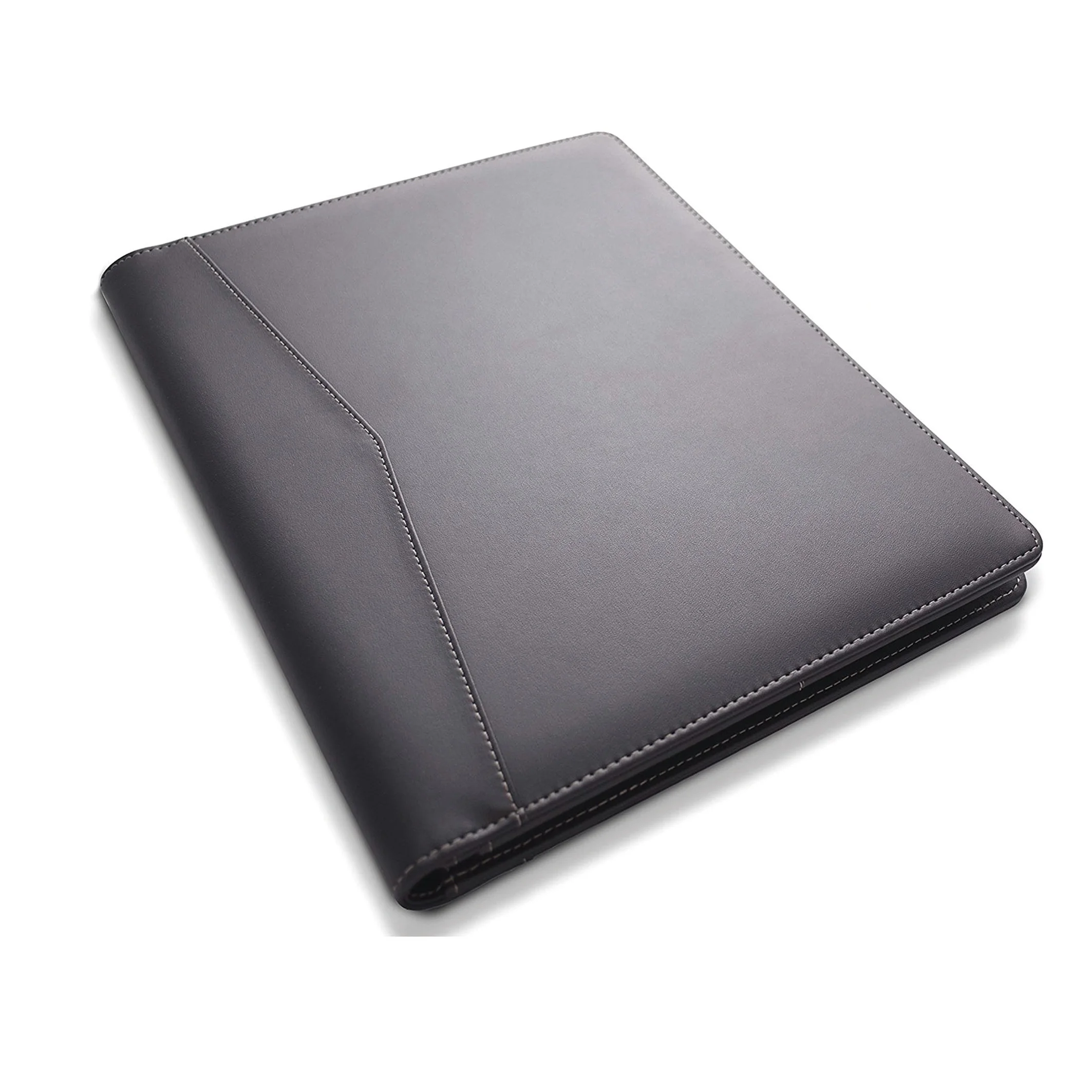 
Customized A4 Size Zip Expanding Leather Portfolio File Folder 