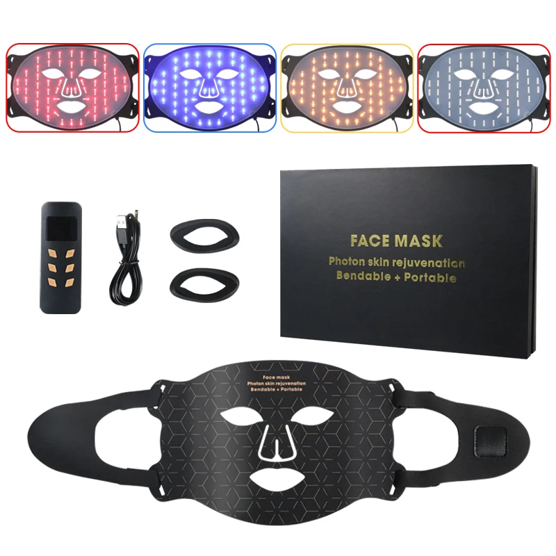 Wholesale Led Beauty face Mask Infrared Facial Beauty Silicone Led Face Mask