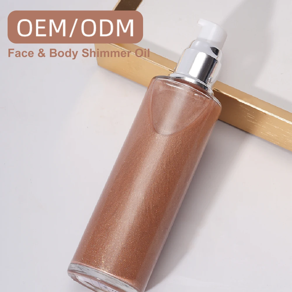 
wholesale costomazied glitter shimmer liquid highlighter long lasting with private label 