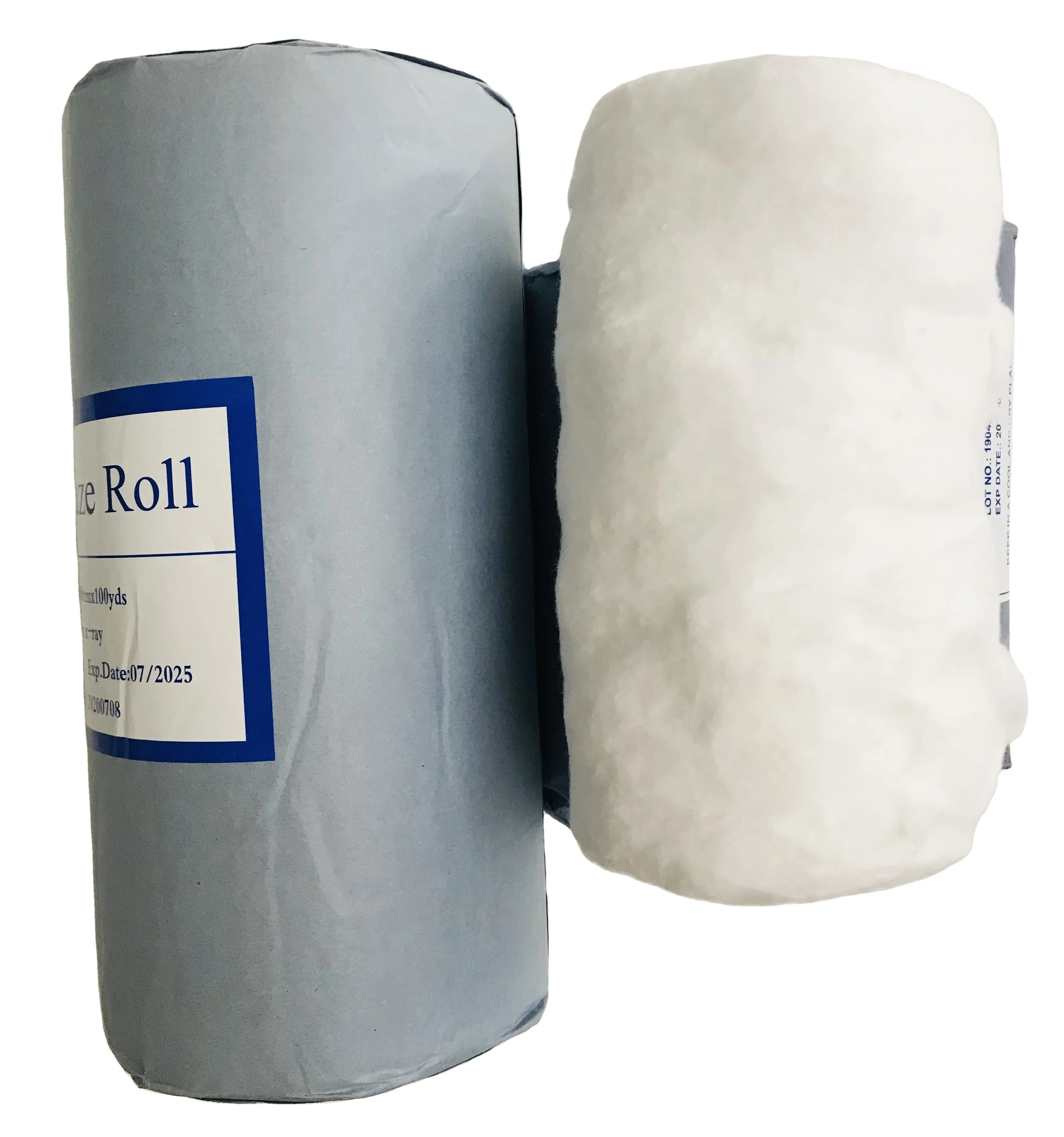 Wholesale Medical Consumable Compress Absorbent Cotton Roll White 100% Sterile Organic Cotton Surgical Disposable Bandage Roll