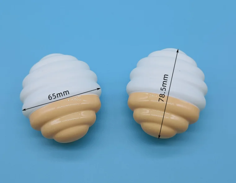 Goose Egg Hand Cream Packaging Material 50ml Honeycomb shaped Squeezed Protective Cream Travel Bottle Isolation Flat Bottle