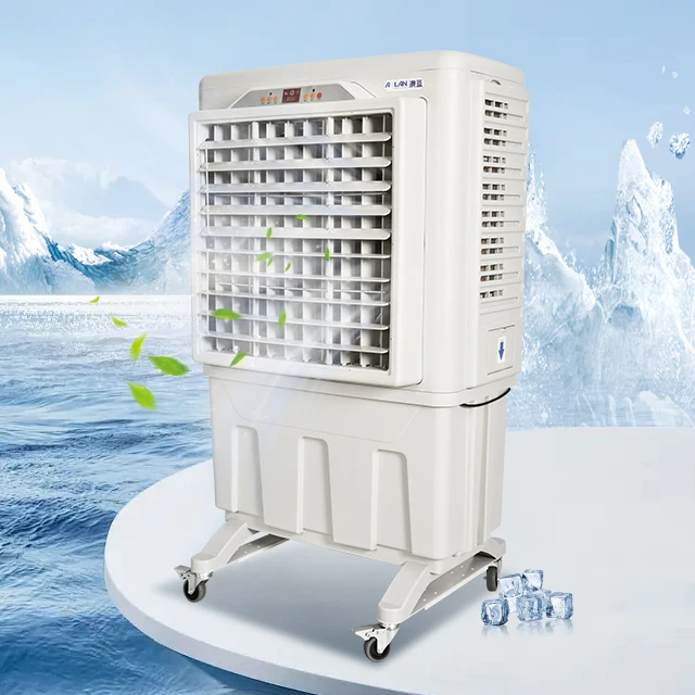Mobile air cooler with 6000m3/h Airflow, Low Power Consumption Evaporative Portable Air Cooler For Room