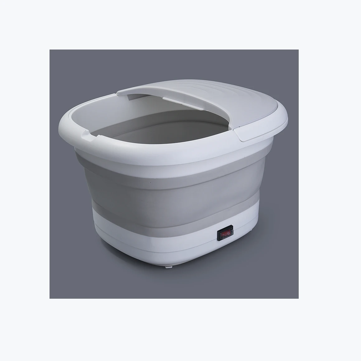 foot spa with heat and massage and jets portable foot massage spa  Heat, Bubbles and Pedicure Foot Spa massager
