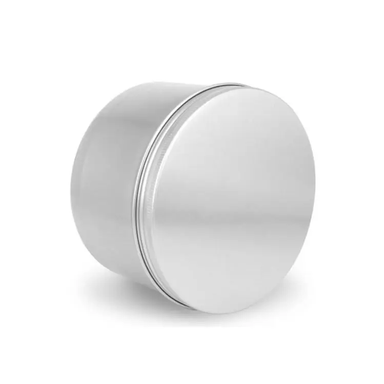 30g silver Cosmetic Lip Balm Eye Shadow Metal Tins Empty Container Aluminum Jars AJ95J