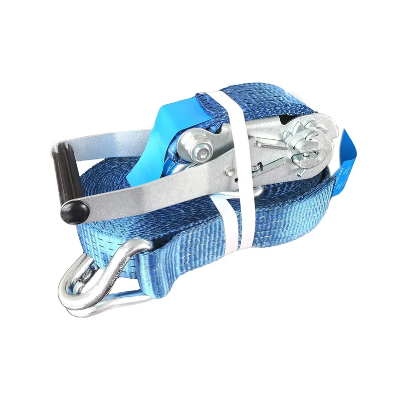 retractable 2in 50mm 5000kg J hook ratchet tie down straps dirt bike heavy duty ratchet straps