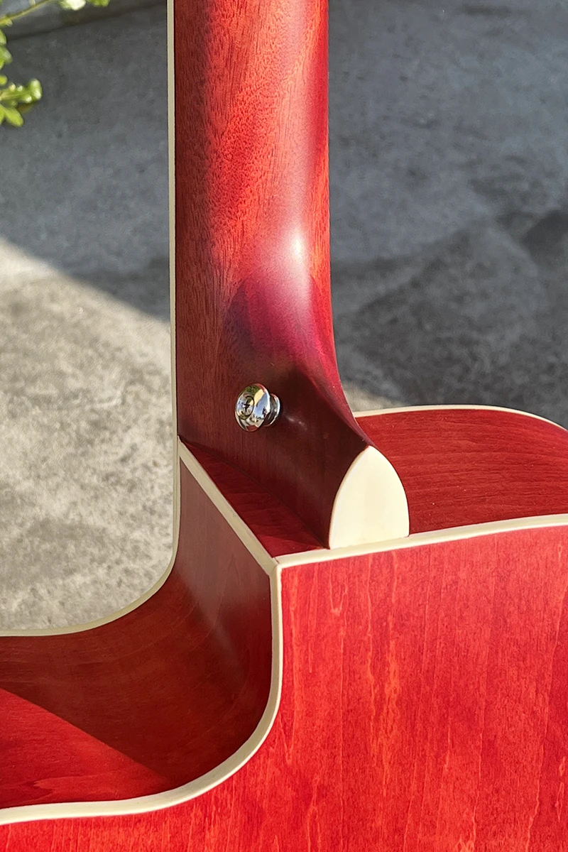 wholesale price aiersi brand new developed 41 inch Laminated Alder Top cutawat acoustic guitar for guitarist