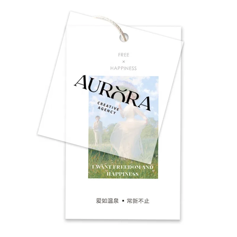 Factory Direct Sales Free Design Garment Customized Brand Logo Label Hang Tags for Clothing Jeans