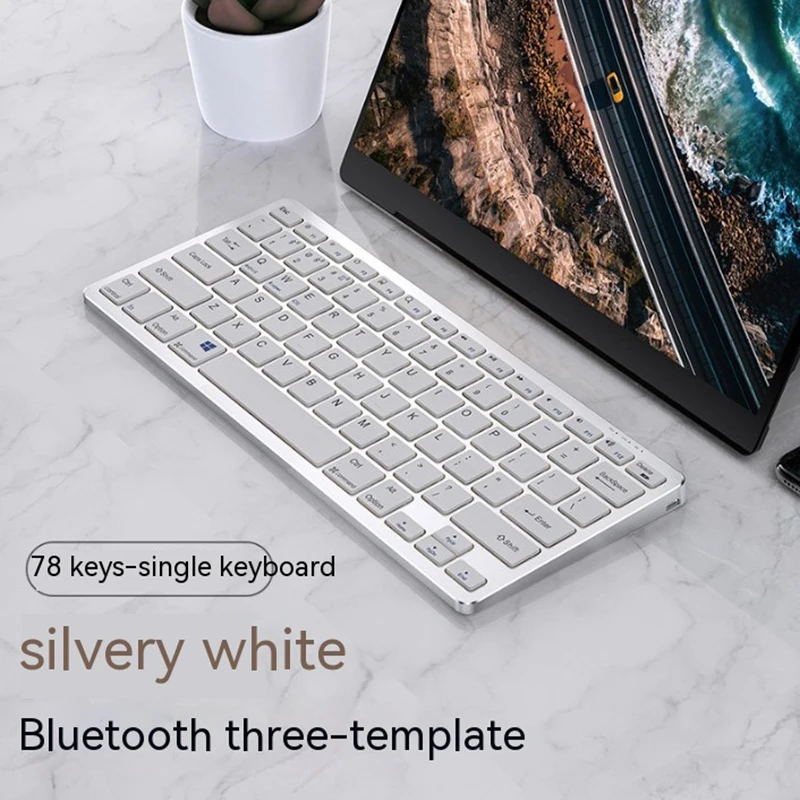 2.4G BT3.0 BT5.2 78keys/94keys silence Wireless office home keyboard mouse for laptop tablet mobile phone universal keyboard