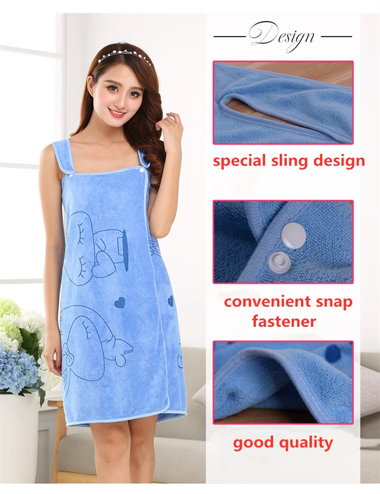 Wholesale magic Bath Towels  Lady Girls children SPA Shower Towel Body Wrap Bathrobe Wearable Beach Dress