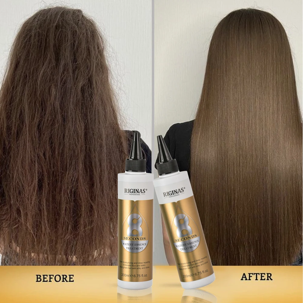 Private Label Repairing Hair Treatment Repairing Argan Oil 8 Seconds Watery Essence Hair Mask