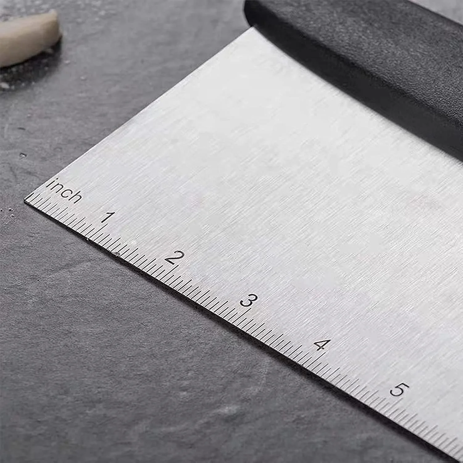 Multi-Purpose Stainless Steel Dough Pastry Scraper and Cutter for Baking