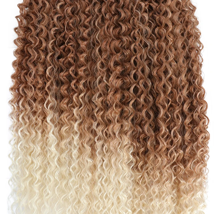 Julianna Wholesale Natural Curly Wavy 9X One Packet Solution Bio Organic Protein Fiber Synthetic Pack Bundles Hair Extension