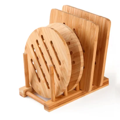 
Bambus Untersetzer Wholesale Cheap Premium Wooden Bamboo coaster for kitchen, living room and office Bamboo coaster 