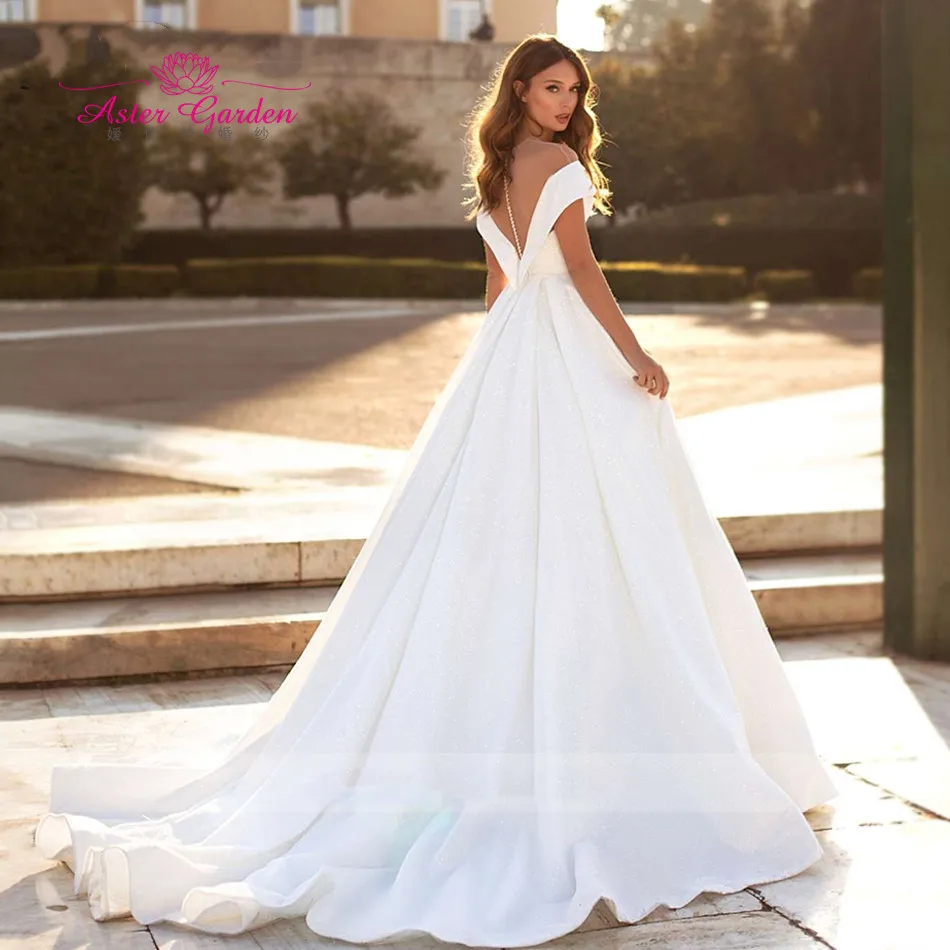 Wedding Dress 2023 Elegant bridal gowns white wedding dresses fashion wholesale bride lace Beach Bridal Gown Vestido De Novia