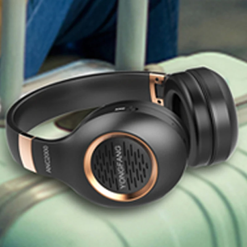 
OEM Custom Logo ANC Loud Sound High Quality Low MOQ Active Noise Cancelling Best Earphones Headphones 