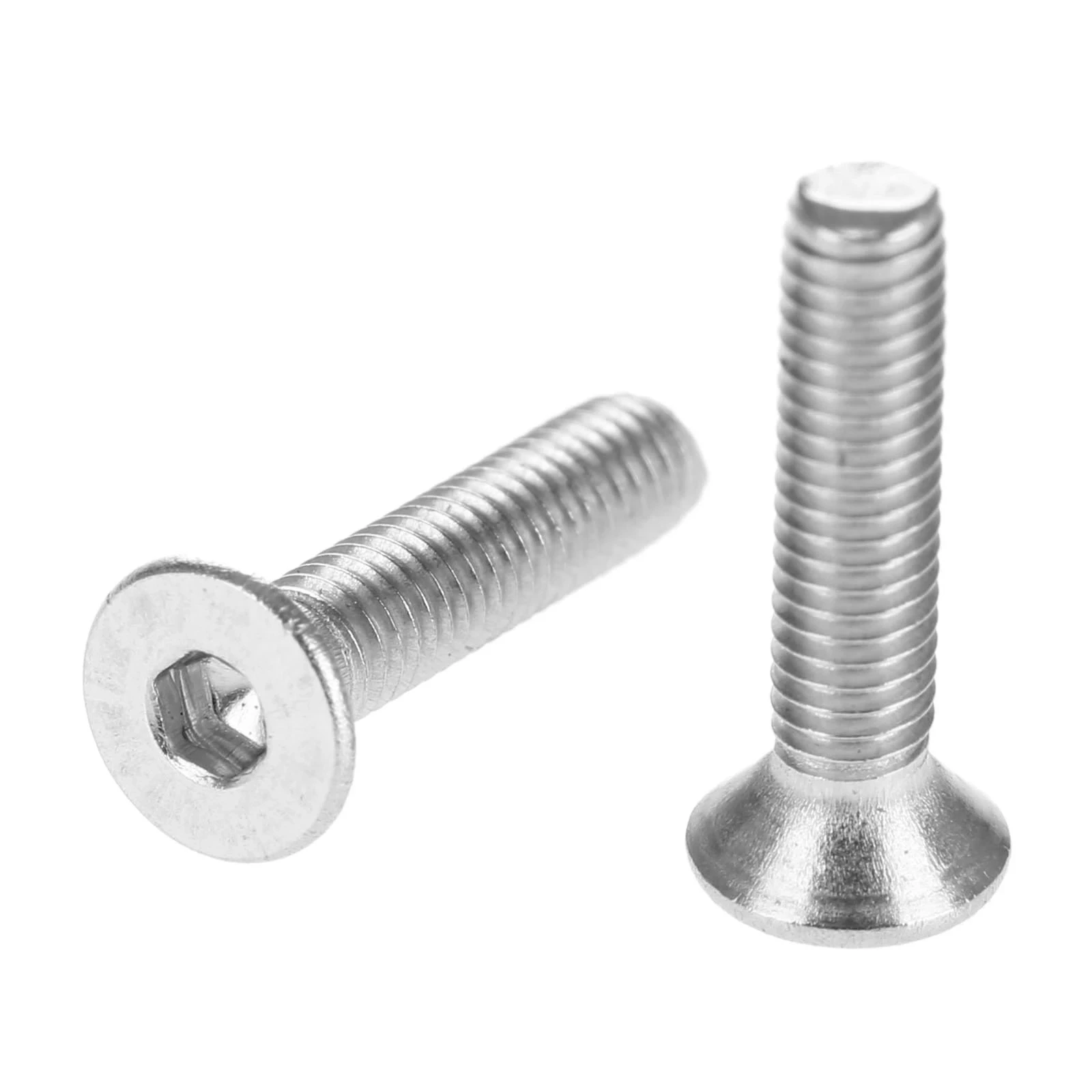 M3X6 304 Stainless Steel Screws Hexagonal Countersunk Screws Flat Head Bolt Screw M3 x 5mm/6mm/8mm/10mm/12mm/14mm/16mm/20mm