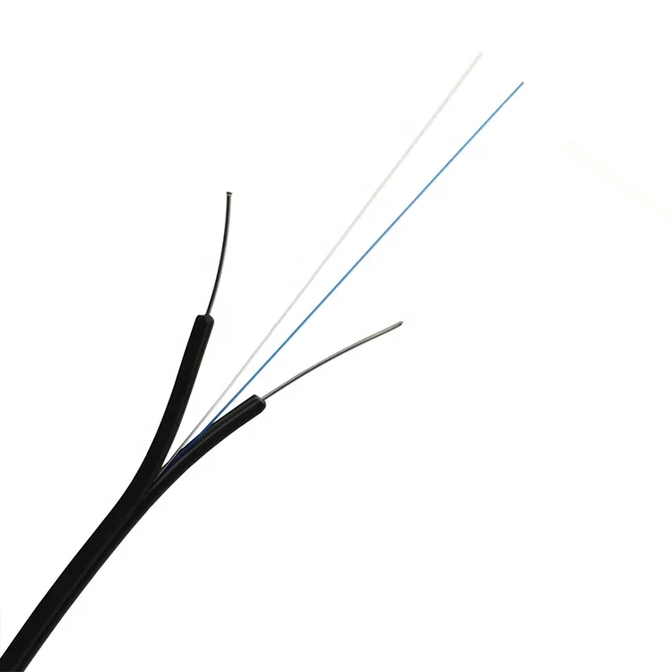 FTTH Low Bend 4 Core G.652D FRP LSZH Low Bend Drop Fibre Optic Cable