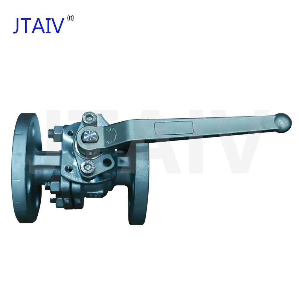 JTAIV 304 stainless steel flange connection manual valve manual control ball valve resistant to high temperature water vapor