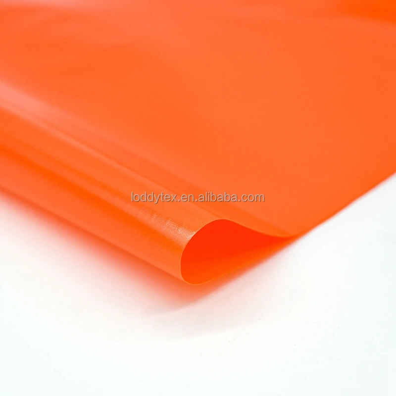 High-Strength TPU N40D N70D ripstop TPU bonded Lifebuoy Airbag Fabric with orange color