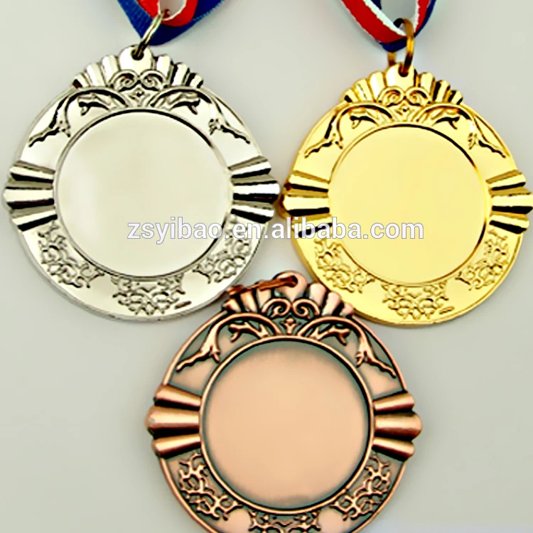 Silver Stainless Steel Polished Irregular Zinc Alloy Custom Trophies Metal Running Sport Sports Medal Display