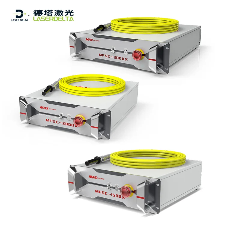 MFSC-1000W/1500W/2000W/3000W single module continuous fiber laser source for laser machine max fiber laser source