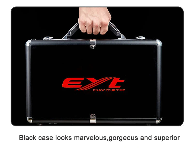 300 штук с 2 игральные карты Casino Chips в форме фишек Казино алюминиевый корпус набор покерных фишек