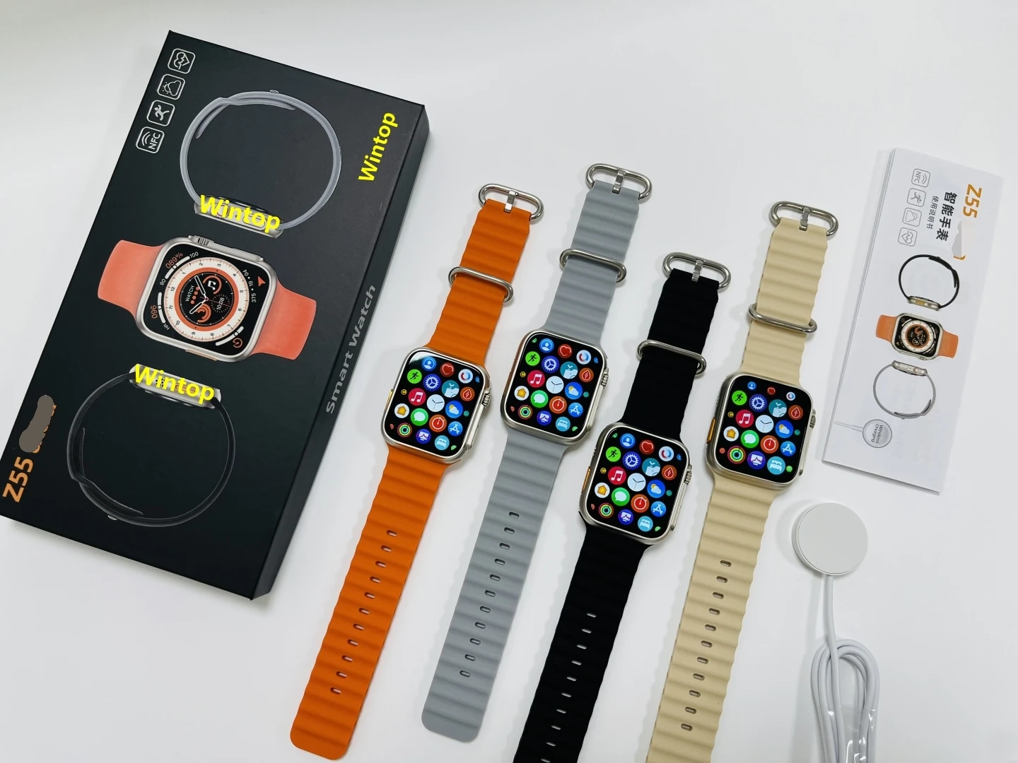 Wintop 2023 iwo 8 FITPRO sport smartwatch Z55 smart watch 8 series 8