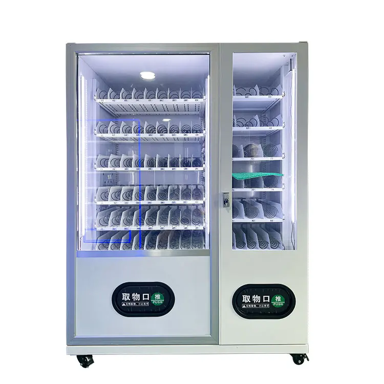 Customized Vending Machine for Foods and Drinks Coin Selling spring self-service vending machines for sale