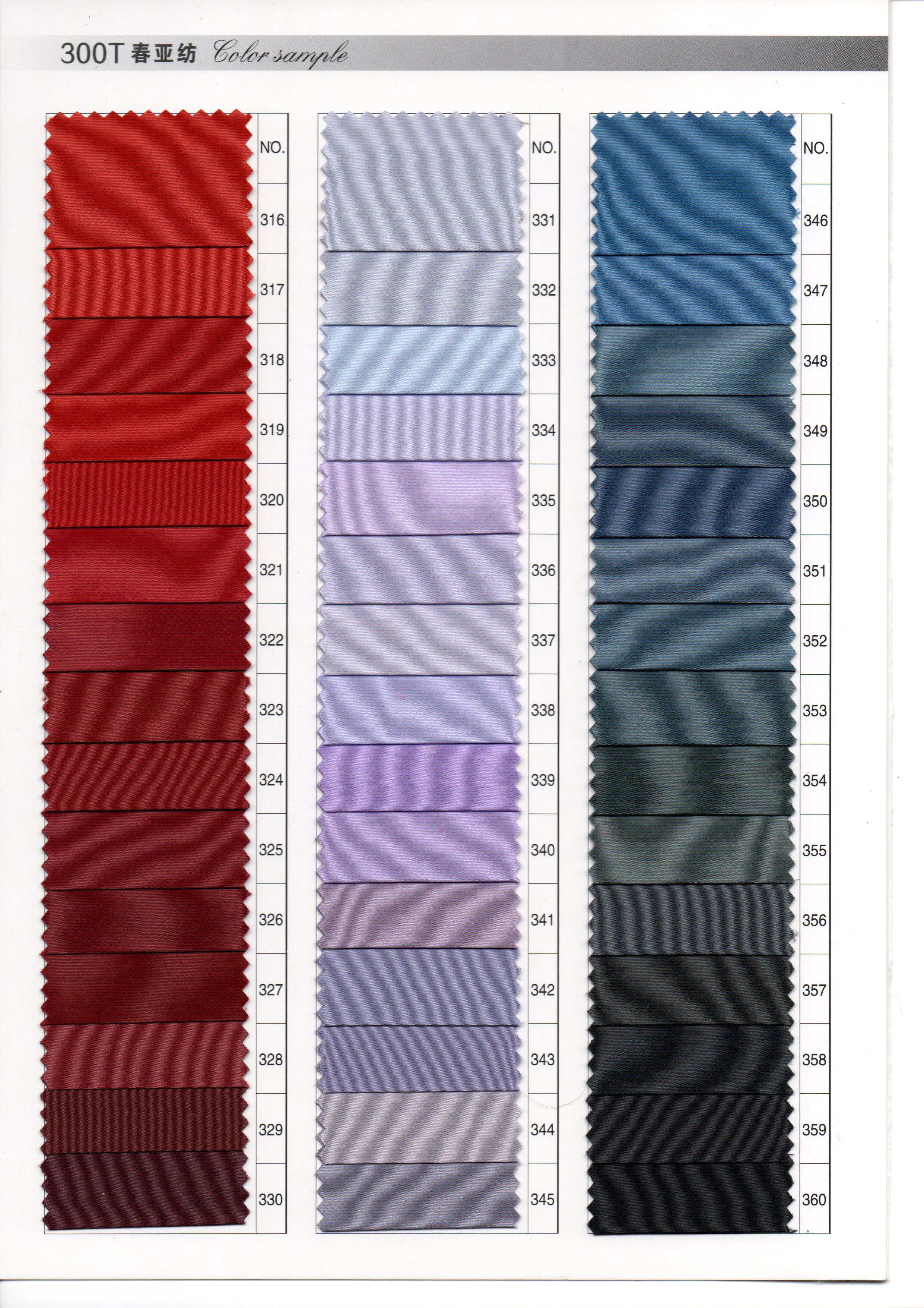 Hot Sell 540 Colors Polyester Microfiber Fabric  300T Used For Lining