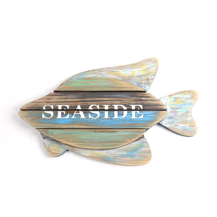 
Best selling promotional price wall hanging home wooden nautical decoration design plaque 