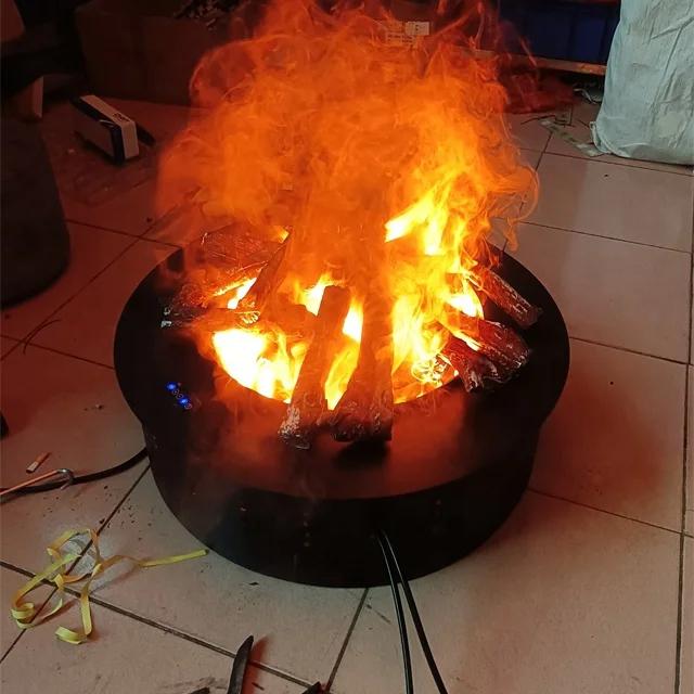 Дрова 3D водяные паровые камины высокое качество огненная древесина набор деревянных бревен для украшения пожарной ямы круглая подставка