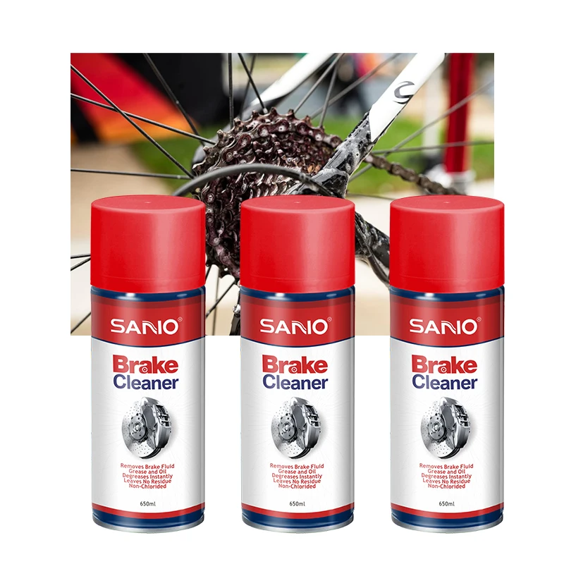 SANVO Brake Cleaner Spray  Cleaning Wheels and Tires Rim Cleaner & Brake Dust Remover Brake and Drivetrain Cleaner for Bicycles