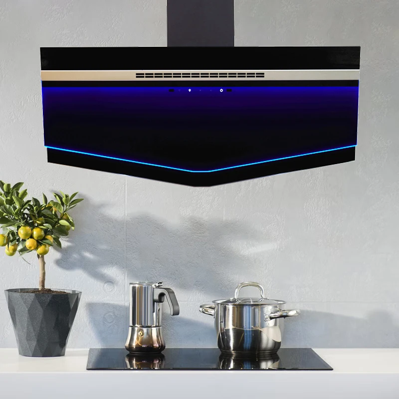 Супер сильное всасывание международная версия Вытяжка с боковым диапазоном сертификацией CE и двойным мотором кухонный