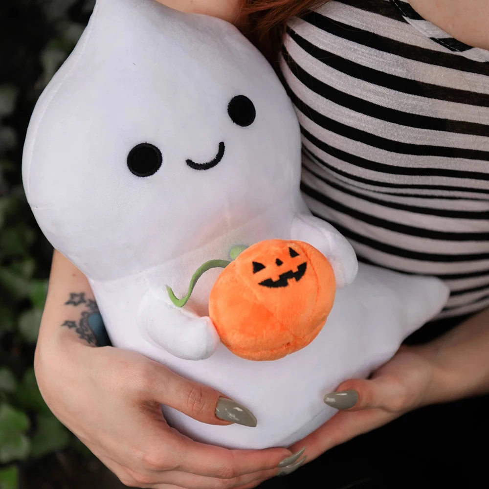 Lovely Peluches Custom Halloween Accessories Stuffed Toys Pumpkin Ghost Plush Halloween Home Decor