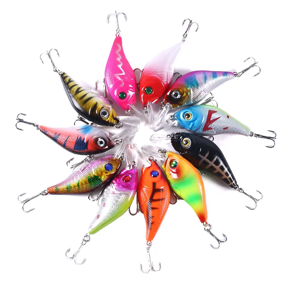 Noise Pearl Ball Floating Fishing Lure Bait Crankbait 0.3-1.5M Depth for Bass Perch Fishing