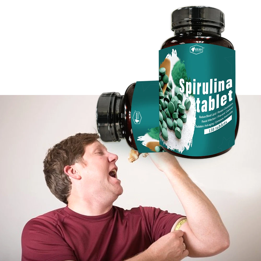 GMP Factory Supply Organic Spirulina Tablet