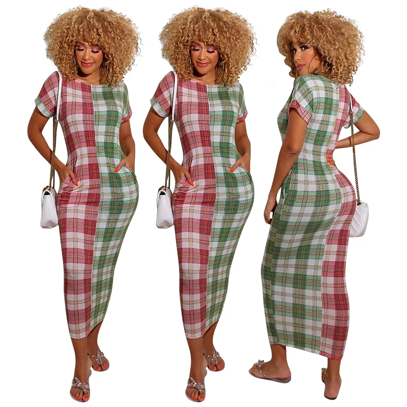 New Design Fashion Long Dreess Womens Plus Sized Clothing