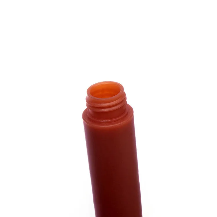 5 ml red round empty plastic lip gloss tube for cosmetics cream lip gloss tube packaging luxury fashion popular lip gloss tube