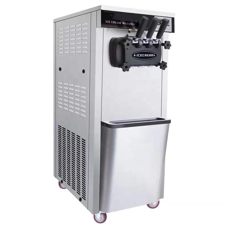 Ice Cream Machine Soft Ice Cream Making Machine Three Flavors Soft Serve Machine For Ice Cream