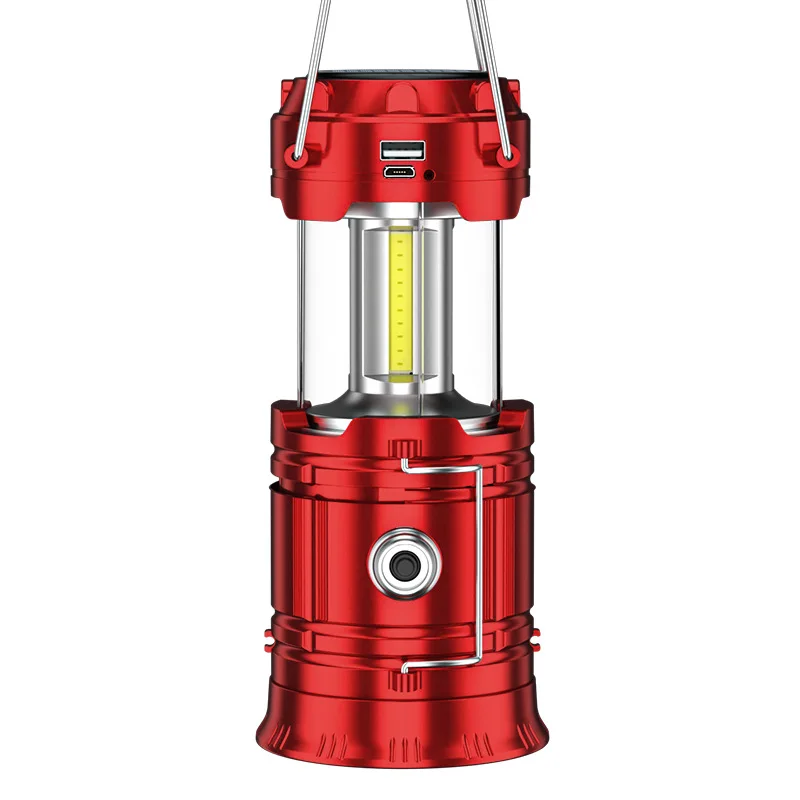 Outdoor USB lighting Rechargeable charging tent emergency camp portable horse light solar camping lamp