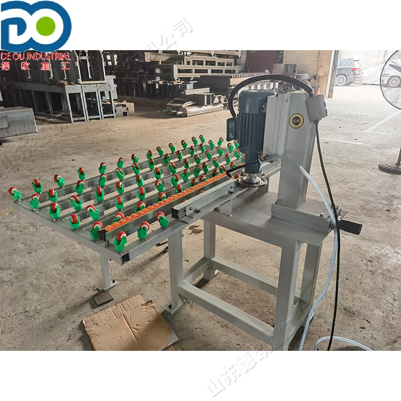 Small Glass Grinder Simple Glass Chamfering Machine Linear Beveled Edge Grinding Machine