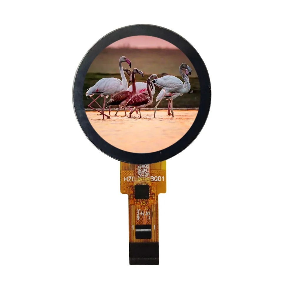 Factory supply 0.99 inch display resolution 128*115 circle tft lcd